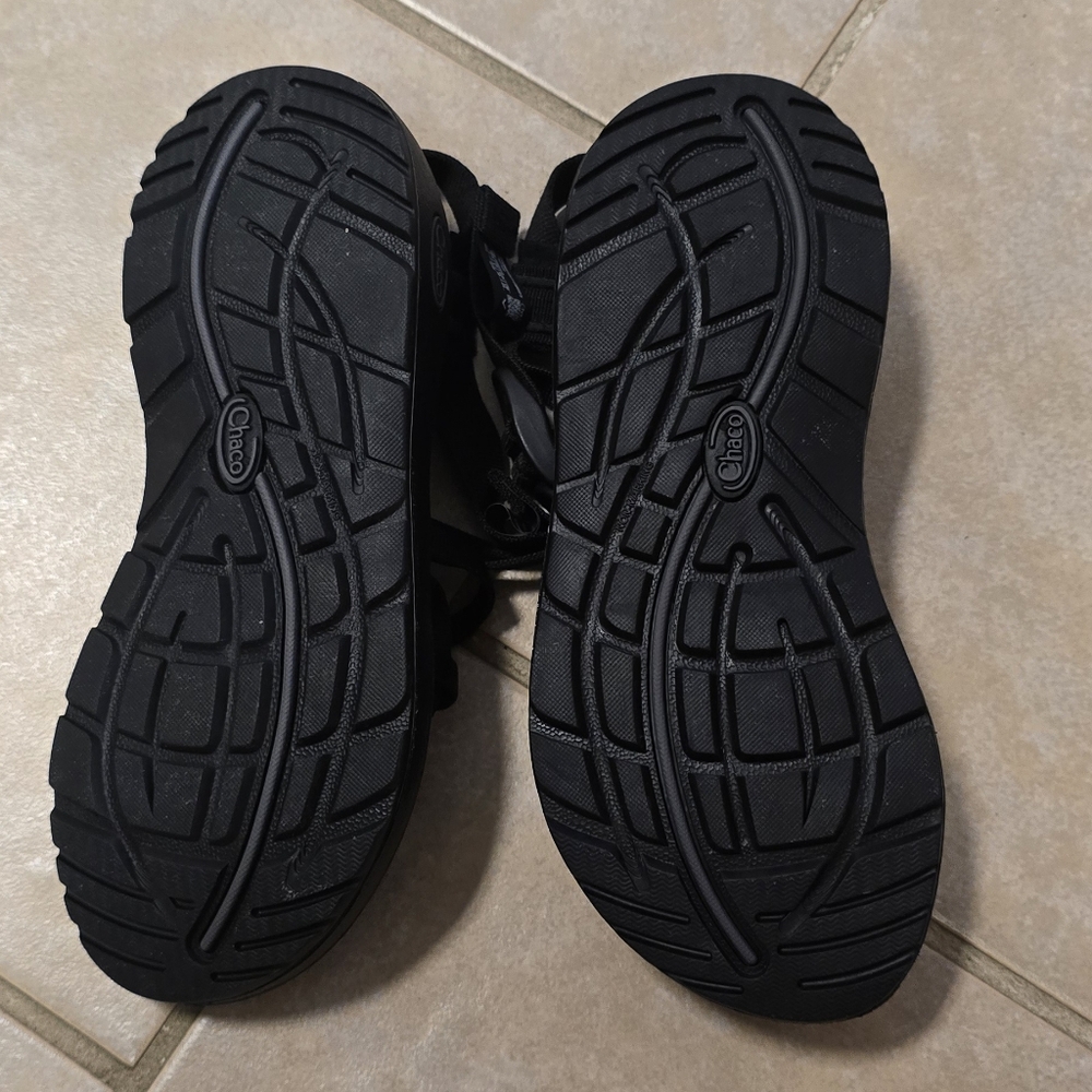 Chaco ZCloud X2 Solid Black Sandals - Picture 3 of 4